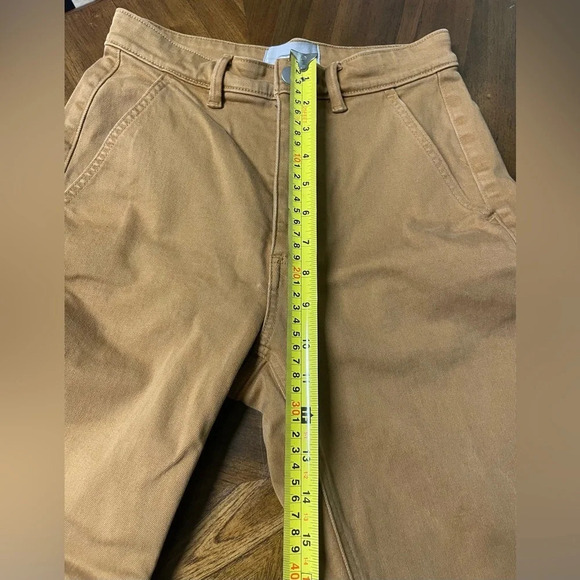 Everlane The Straight-Leg Crop High Rise Office Work Stretch Cotton Size 2 - Picture 7 of 11